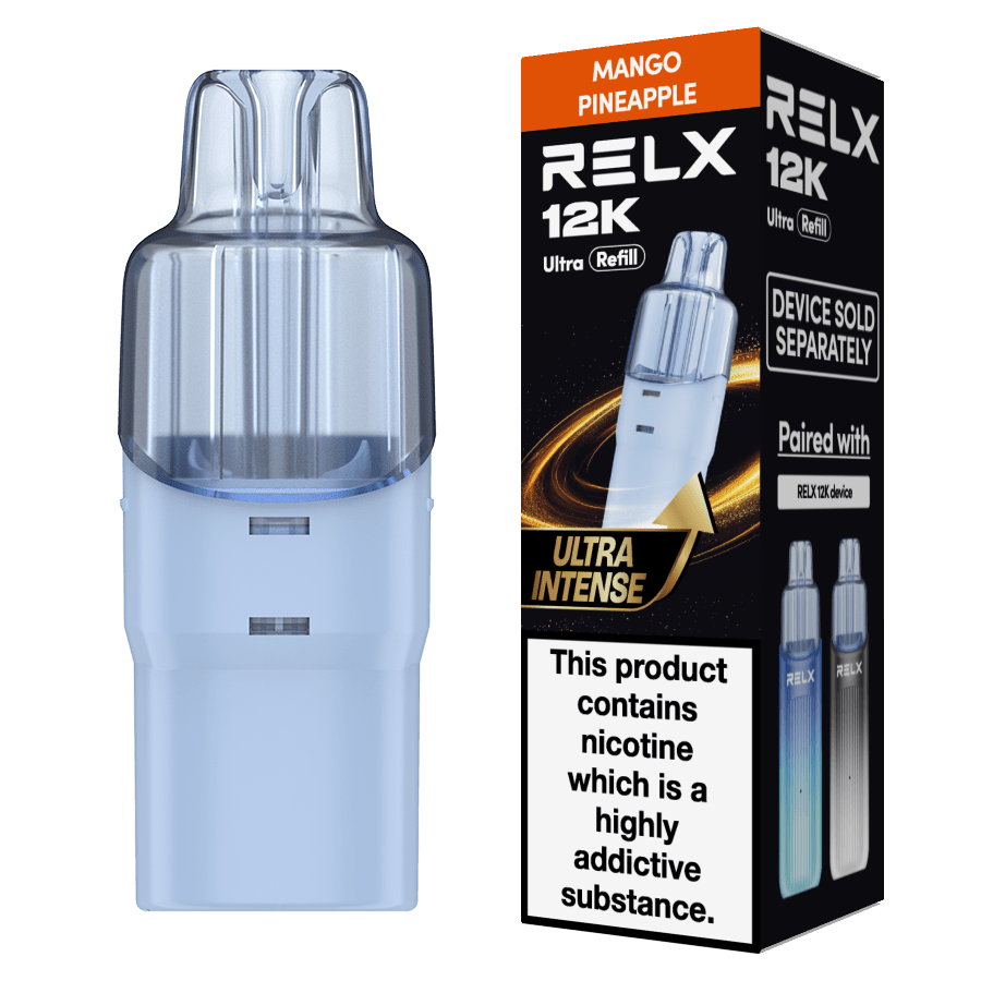 bulk wholesale Relx 12k Ultra Refill Pods Pack of 5 - Mango Pineapple