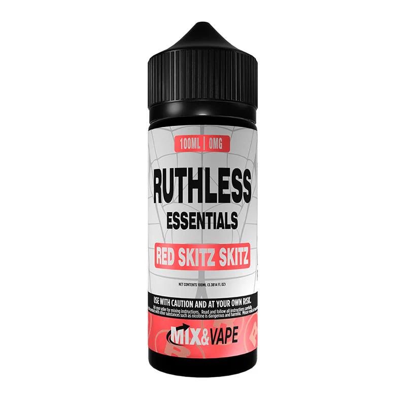 bulk wholesale RUTHLESS ESSENTIALS - Red Skitz Skitz - 100ML - SHORTFILL - 