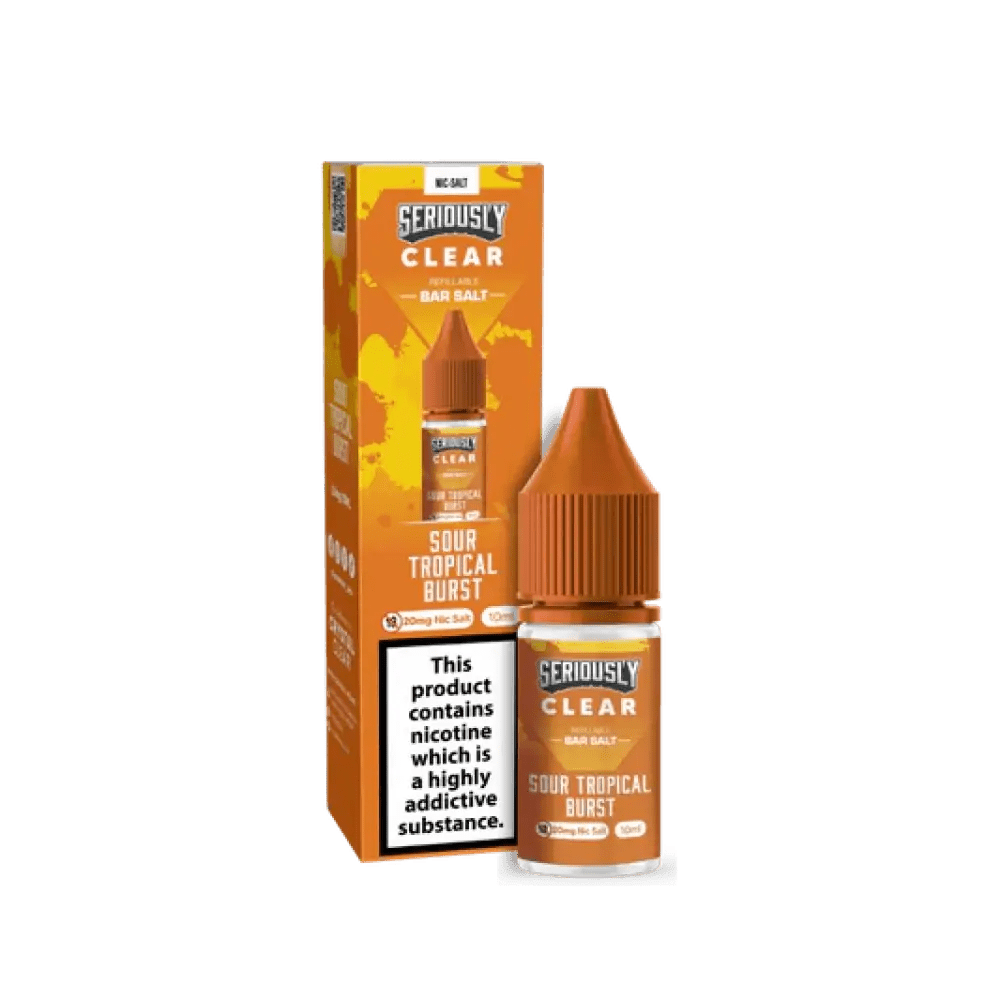 bulk wholesale Seriously Clear Bar Salt 10ml (BOX OF 10) - Sour Tropical Burst