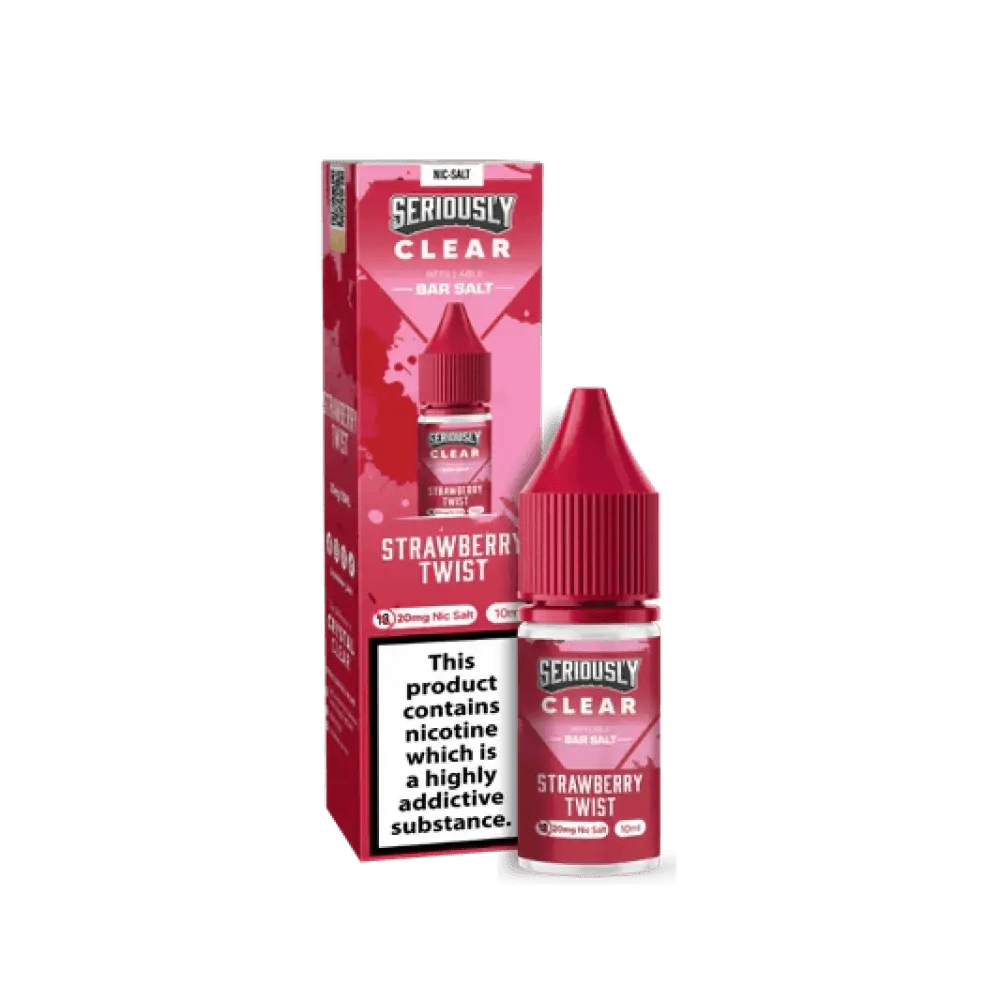 bulk wholesale Seriously Clear Bar Salt 10ml (BOX OF 10) - Strawberry Twist
