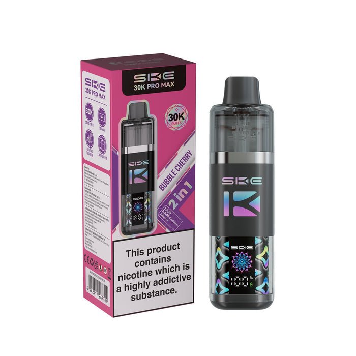 bulk wholesale SKE 30K Pro Max Vape Kit Box of 5 - Bubble Cherry