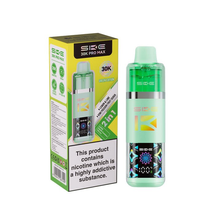 bulk wholesale SKE 30K Pro Max Vape Kit Box of 5 - Green Edition