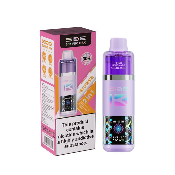 bulk wholesale SKE 30K Pro Max Vape Kit Box of 5 - Pink Lemonade