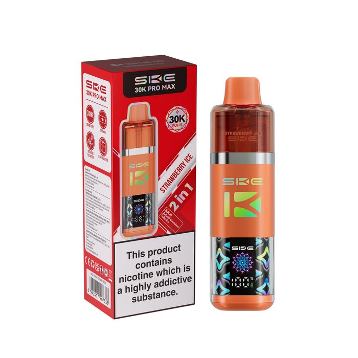 bulk wholesale SKE 30K Pro Max Vape Kit Box of 5 - Strawberry Ice