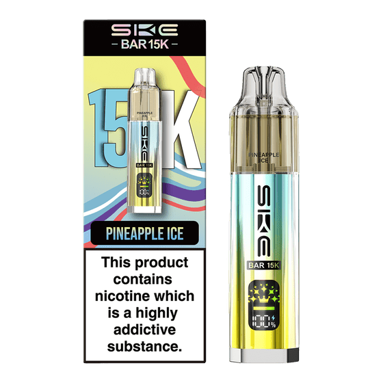 bulk wholesale Ske Bar 15k Prefilled Pod Vape Kit Box of 5 - Pineapple Ice