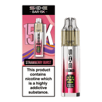 bulk wholesale Ske Bar 15k Prefilled Pod Vape Kit Box of 5 - Strawberry Burst