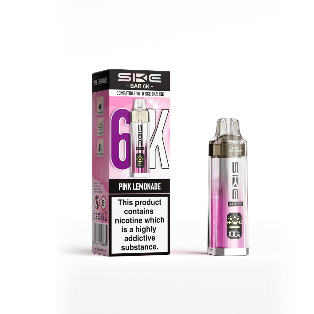 bulk wholesale SKE Bar 6K Prefilled Pod Kit Box of 5 - Pink Lemonade
