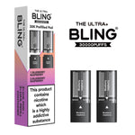bulk wholesale The Bling Ultra Plus 30k Replacement Pods Pack of 5 - Blueberry Raspberry