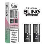 bulk wholesale The Bling Ultra Plus 30k Replacement Pods Pack of 5 - Strawberry Cranberry Cherry/Cherry Ice