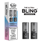 bulk wholesale The Bling Ultra Plus 30k Replacement Pods Pack of 5 - Strawberry Raspberry Cherry Ice/Strawberry Blueberry Raspberry