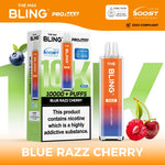 bulk wholesale The Crystal Bling Max 10000 Pod Kit Box of 5 - Blue Razz Cherry