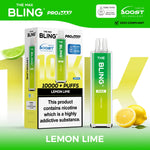 bulk wholesale The Crystal Bling Max 10000 Pod Kit Box of 5 - Lemon Lime