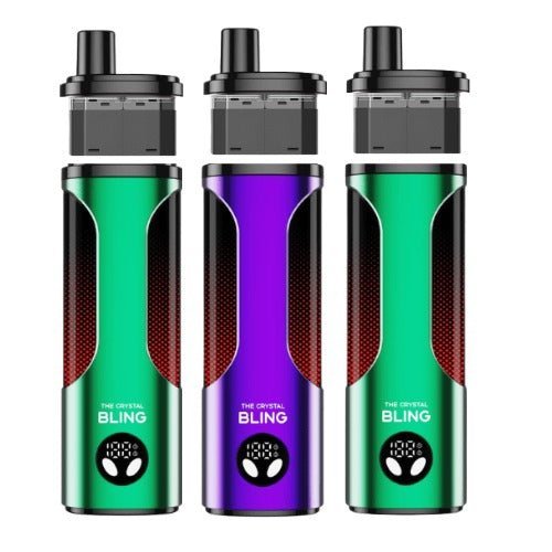 bulk wholesale The Crystal Bling Shisha 25k Prefilled Vape Box of 5 - Magic Love/Two Apple