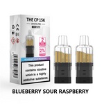 bulk wholesale The Crystal Pro CP 15k Replacement Pods Box of 5 - Blueberry Sour Raspberry
