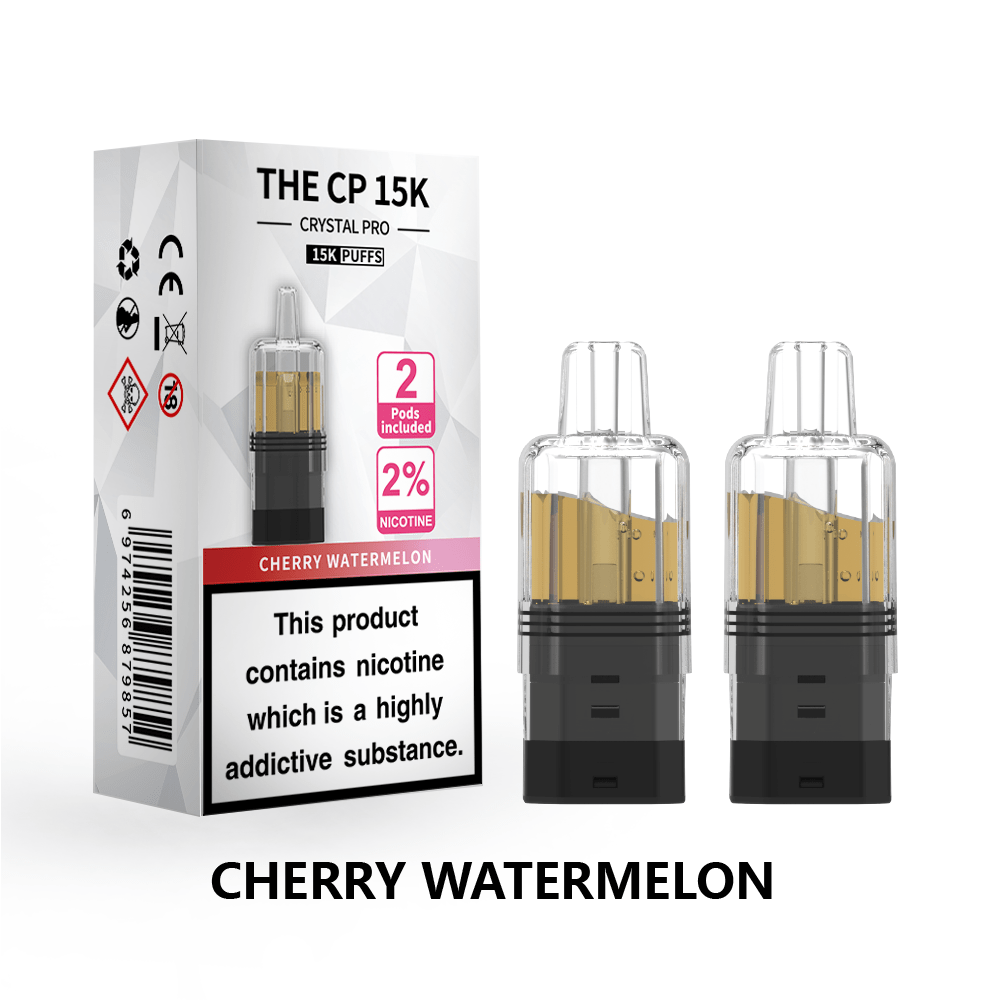 bulk wholesale The Crystal Pro CP 15k Replacement Pods Box of 5 - Cherry Watermelon