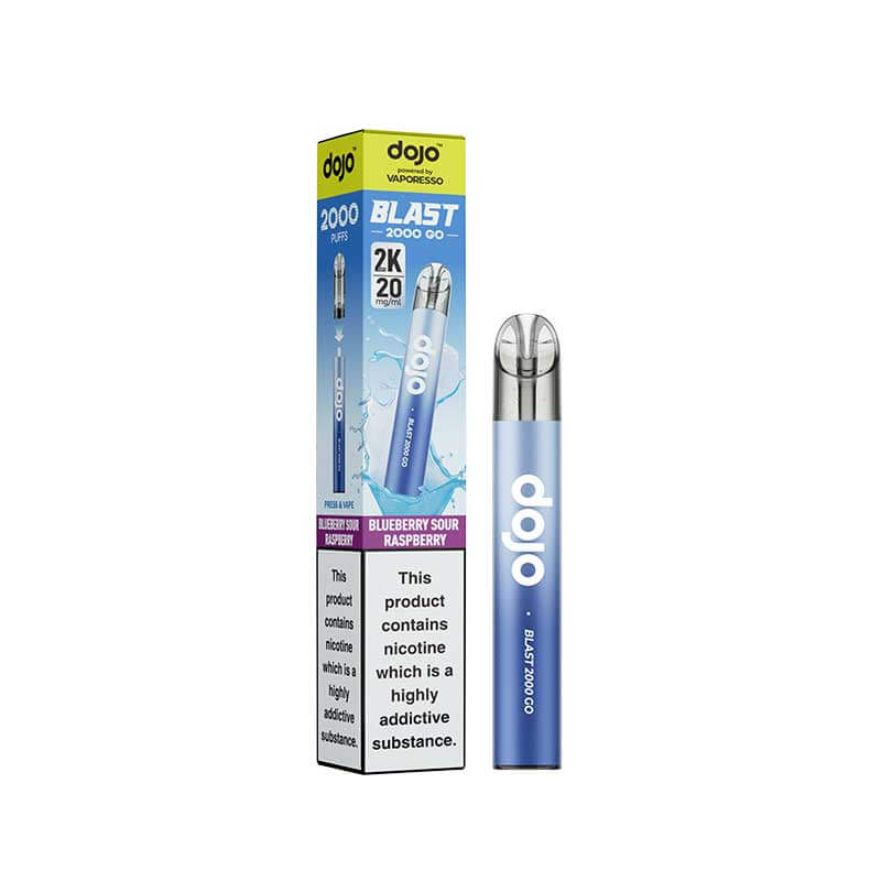 bulk wholesale Vaporesso DOJO Blast 2000 Go Prefilled Vape - Blue Sour Raspberry