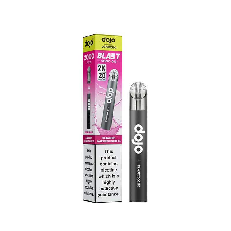 bulk wholesale Vaporesso DOJO Blast 2000 Go Prefilled Vape - Strawberry Raspberry Cherry Ice