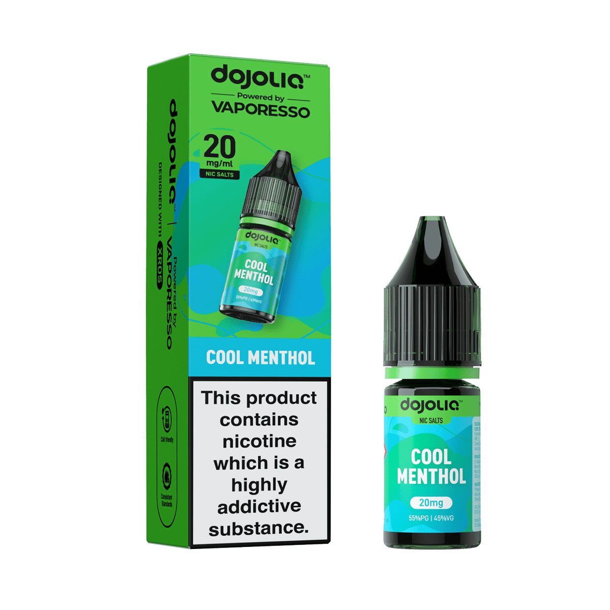 bulk wholesale Vaporesso Dojo Liq 10ml Nic Salt Box of 10 - Cool Menthol
