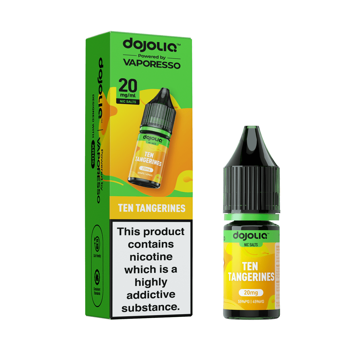 bulk wholesale Vaporesso Dojo Liq 10ml Nic Salt Box of 10 - Ten Tangerines