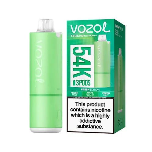 bulk wholesale Vozol Mate 54k Prefilled Pod Kit Box of 5 - Fresh Edition