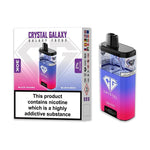 bulk wholesale Crystal Galaxy Focus 30k Disposable Vape Pack of 5 - Black Mamba & Blue Fusion