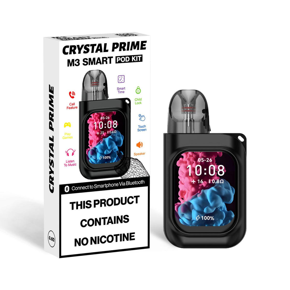 bulk wholesale Crystal Prime M3 Smart Pod Kit - Black