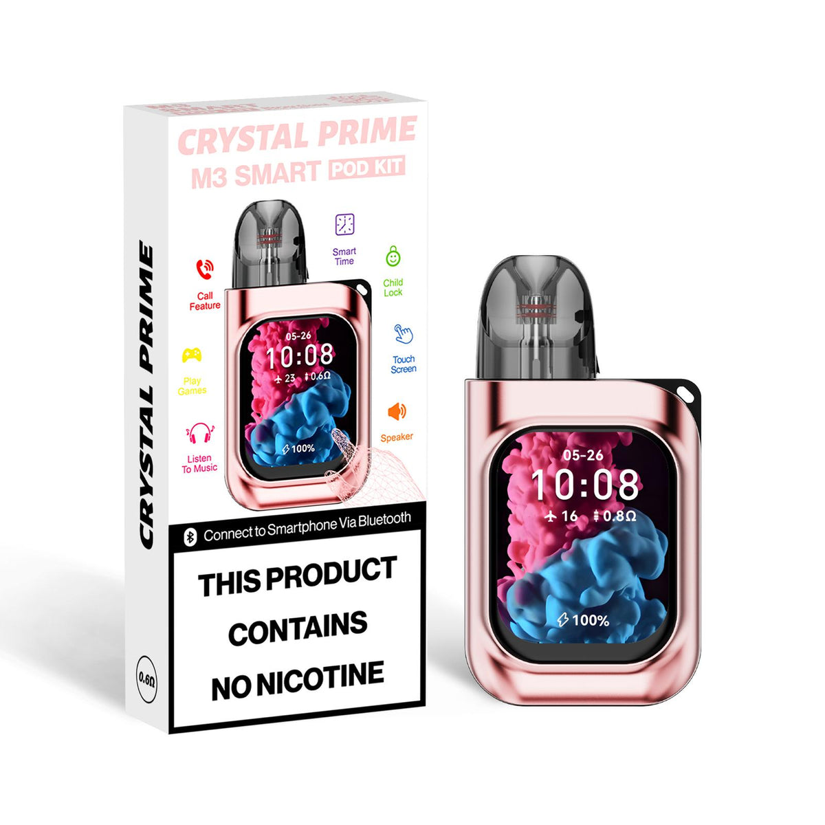 bulk wholesale Crystal Prime M3 Smart Pod Kit - Pink