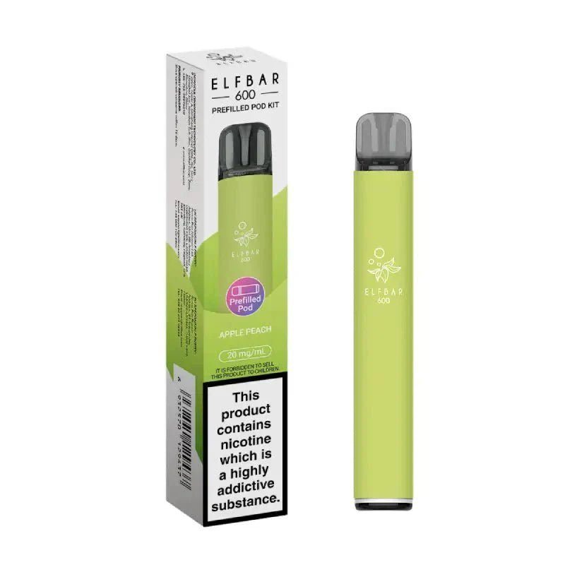 Elf Bar 600 Prefilled Pod Kit Box of 10 - Mcr Vape Distro
