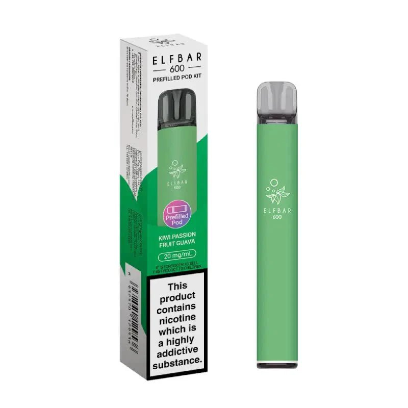 Elf Bar 600 Prefilled Pod Kit Box of 10 - Mcr Vape Distro
