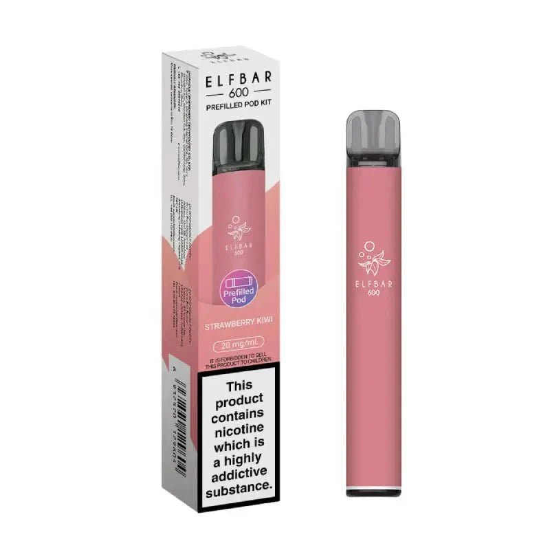 Elf Bar 600 Prefilled Pod Kit Box of 10 - Mcr Vape Distro