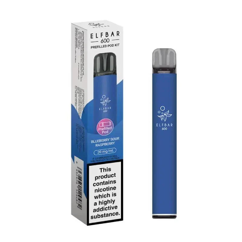 Elf Bar 600 Prefilled Pod Kit Box of 10 - Mcr Vape Distro