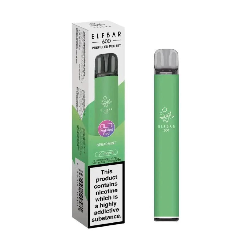 Elf Bar 600 Prefilled Pod Kit Box of 10 - Mcr Vape Distro