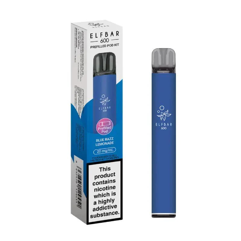 Elf Bar 600 Prefilled Pod Kit Box of 10 - Mcr Vape Distro