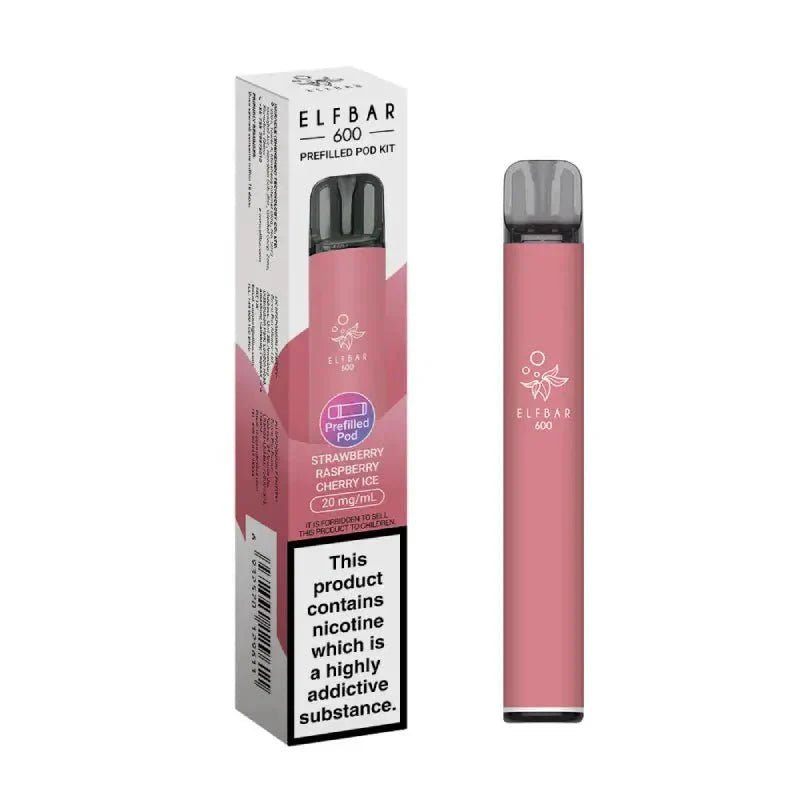 Elf Bar 600 Prefilled Pod Kit Box of 10 - Mcr Vape Distro