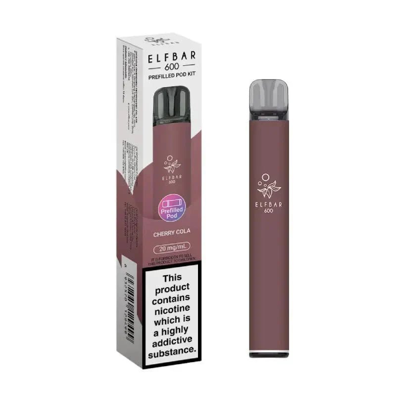 Elf Bar 600 Prefilled Pod Kit Box of 10 - Mcr Vape Distro