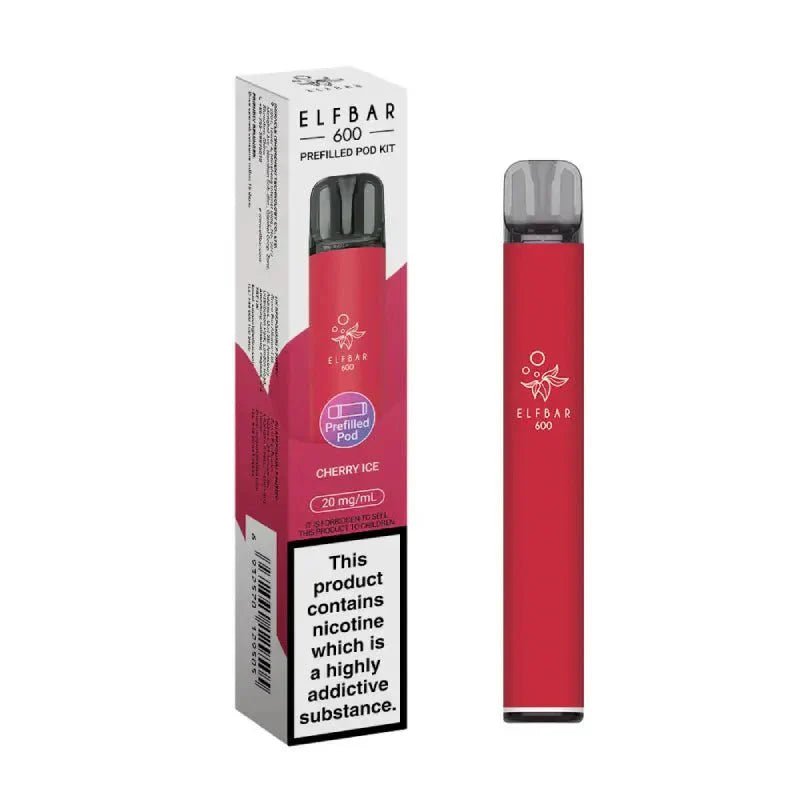 Elf Bar 600 Prefilled Pod Kit Box of 10 - Mcr Vape Distro