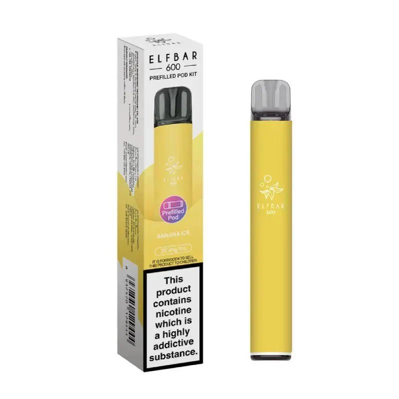 Elf Bar 600 Prefilled Pod Kit Box of 10 - Mcr Vape Distro