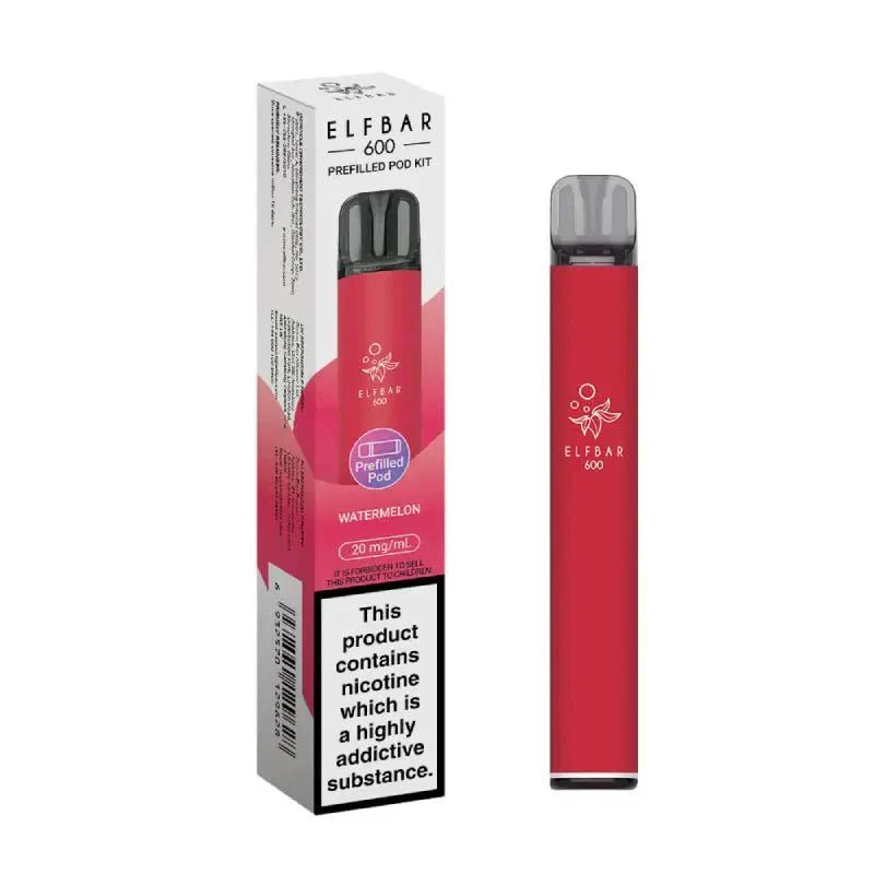 Elf Bar 600 Prefilled Pod Kit Box of 10 - Mcr Vape Distro