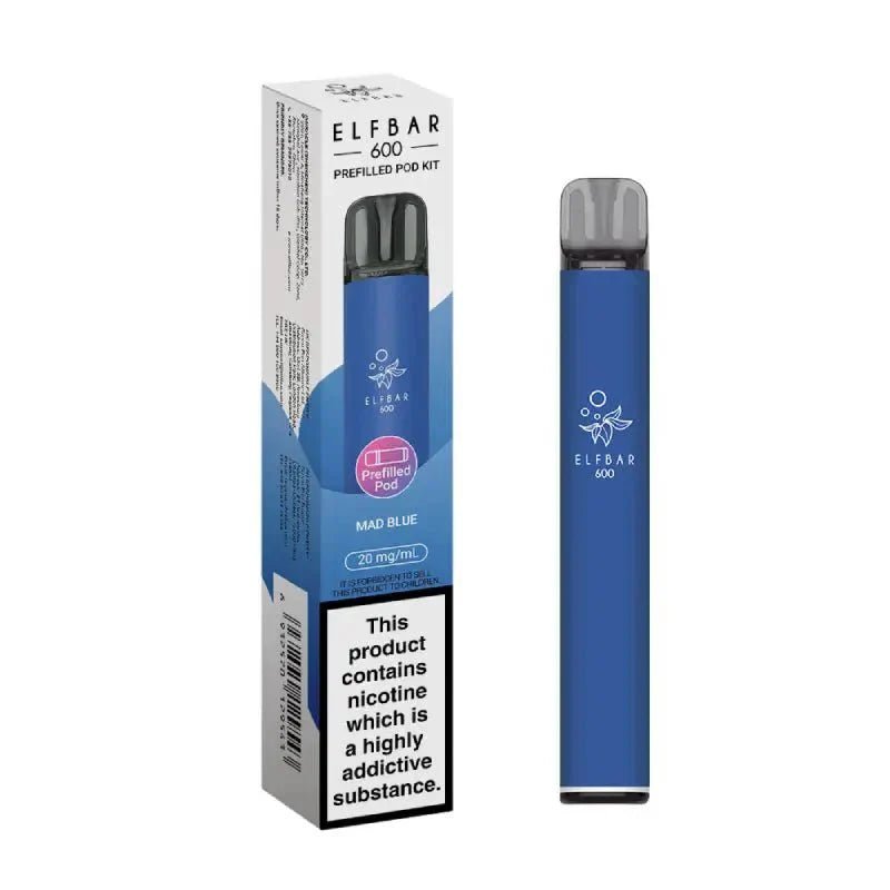 Elf Bar 600 Prefilled Pod Kit Box of 10 - Mcr Vape Distro