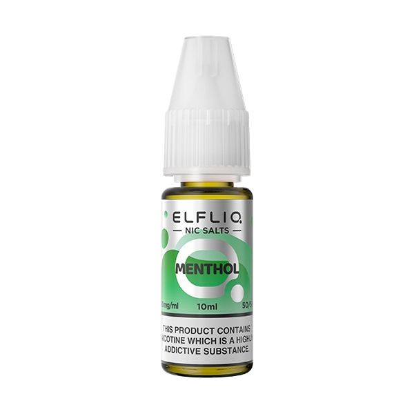 ELF BAR - ELFLIQ - MENTHOL - 10ML NIC SALT - Mcr Vape Distro