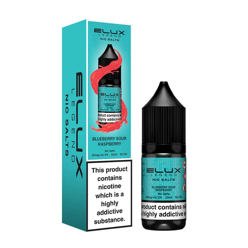 Elux Legend Nic Salts - 10ml E-liquids - Box of 10 - Mcr Vape Distro