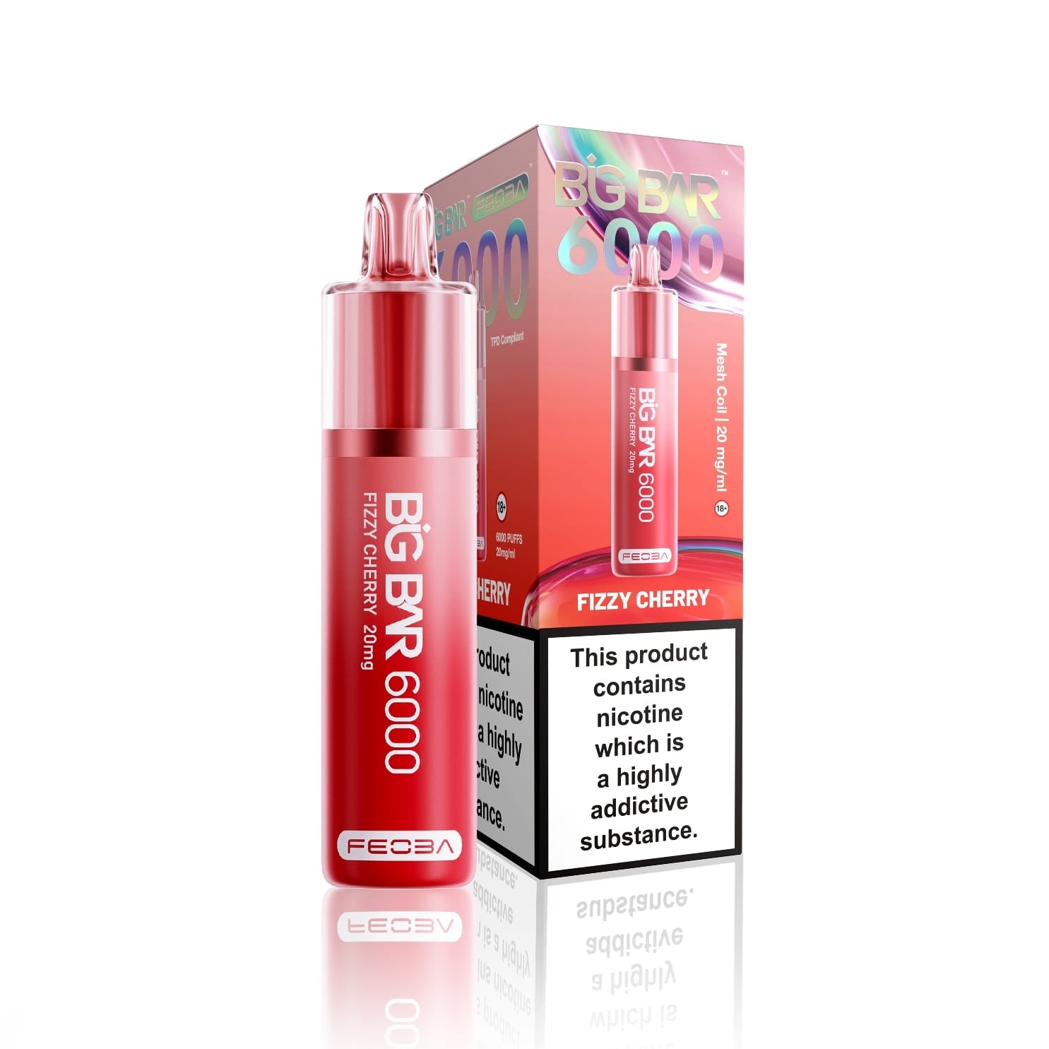 Feoba Big Bar 6000 Puffs Vape (Box of 5) - Bulk Wholesale Price Feoba Big Bar 6000 Puffs Vape (Box of 5) - Bulk Wholesale Price