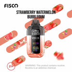 bulk wholesale Fisco Point Pro 7000 Disposable Box of 5 - Strawberry Watermelon Bubble Gum