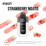 bulk wholesale Fisco Point Pro 7000 Disposable Box of 5 - Strawberry Mojito
