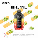bulk wholesale Fisco Point Pro 7000 Disposable Box of 5 - Triple Apple
