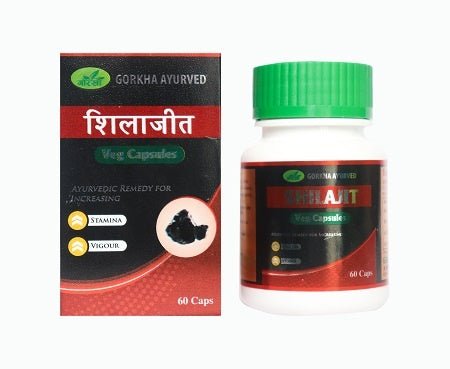 Gorkha Ayurved Shilajit Capsules - 60pcs - Mcr Vape Distro