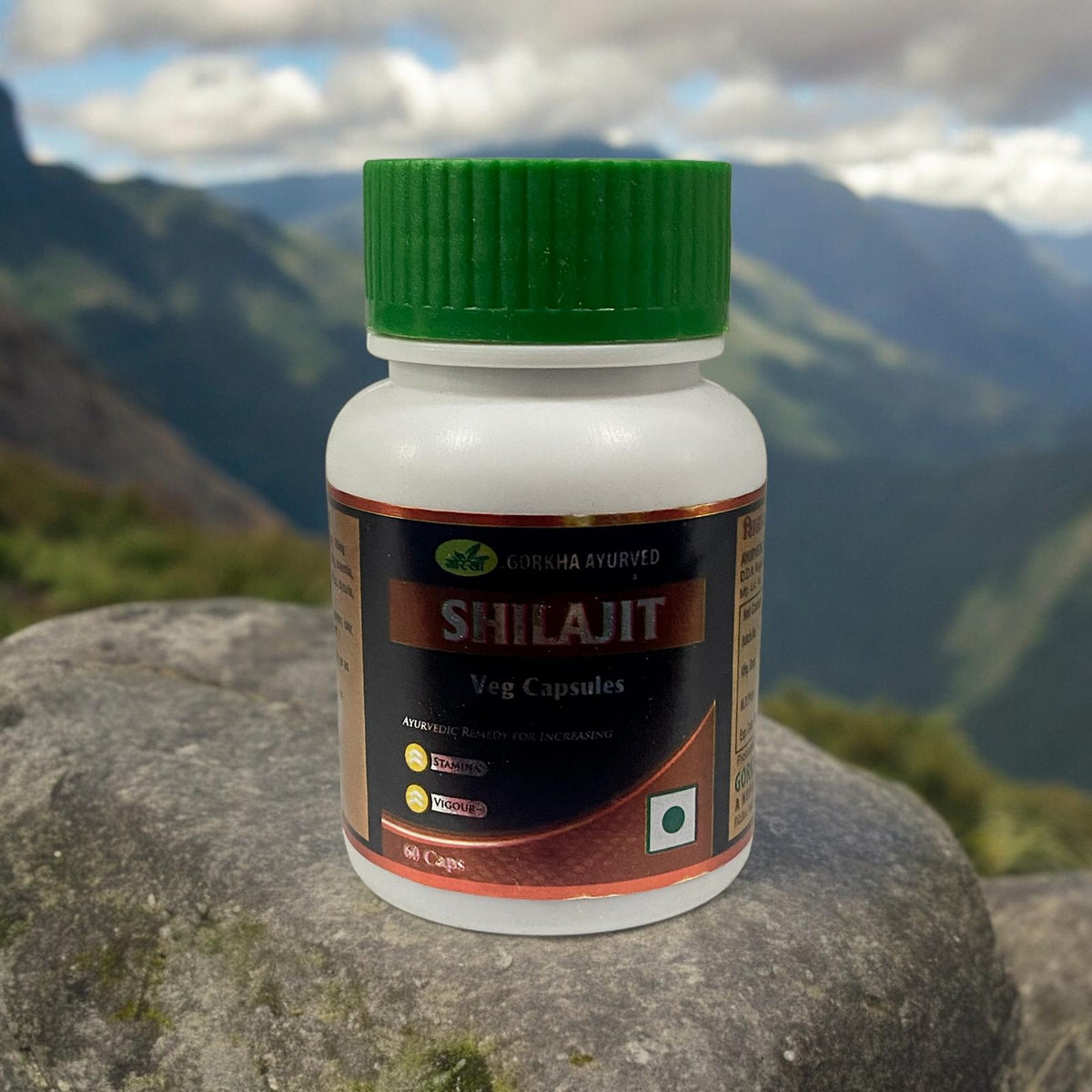 Gorkha Ayurved Shilajit Capsules - 60pcs - Mcr Vape Distro