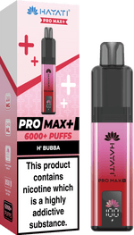 bulk wholesale Hayati Pro Max+ 6000 Puffs Vape Kit Box of 5 - H' Bubba
