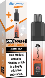 bulk wholesale Hayati Pro Max+ 6000 Puffs Vape Kit Box of 5 - Cherry Cola