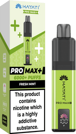 bulk wholesale Hayati Pro Max+ 6000 Puffs Vape Kit Box of 5 - Fresh Mint